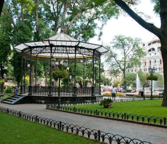 Депутаты высадили деревья в городском саду