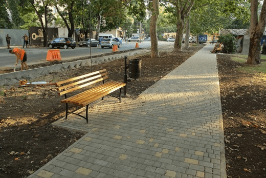 Большой Фонтан и его “героические” скверы